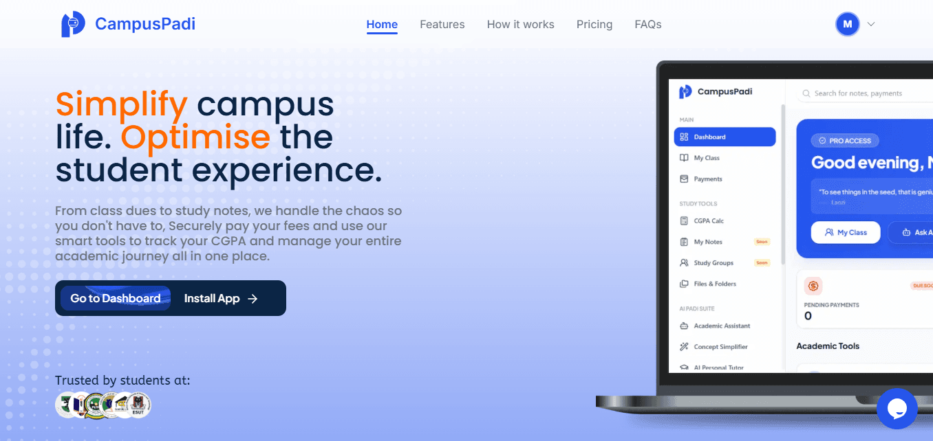 Campuspadi screenshot 2